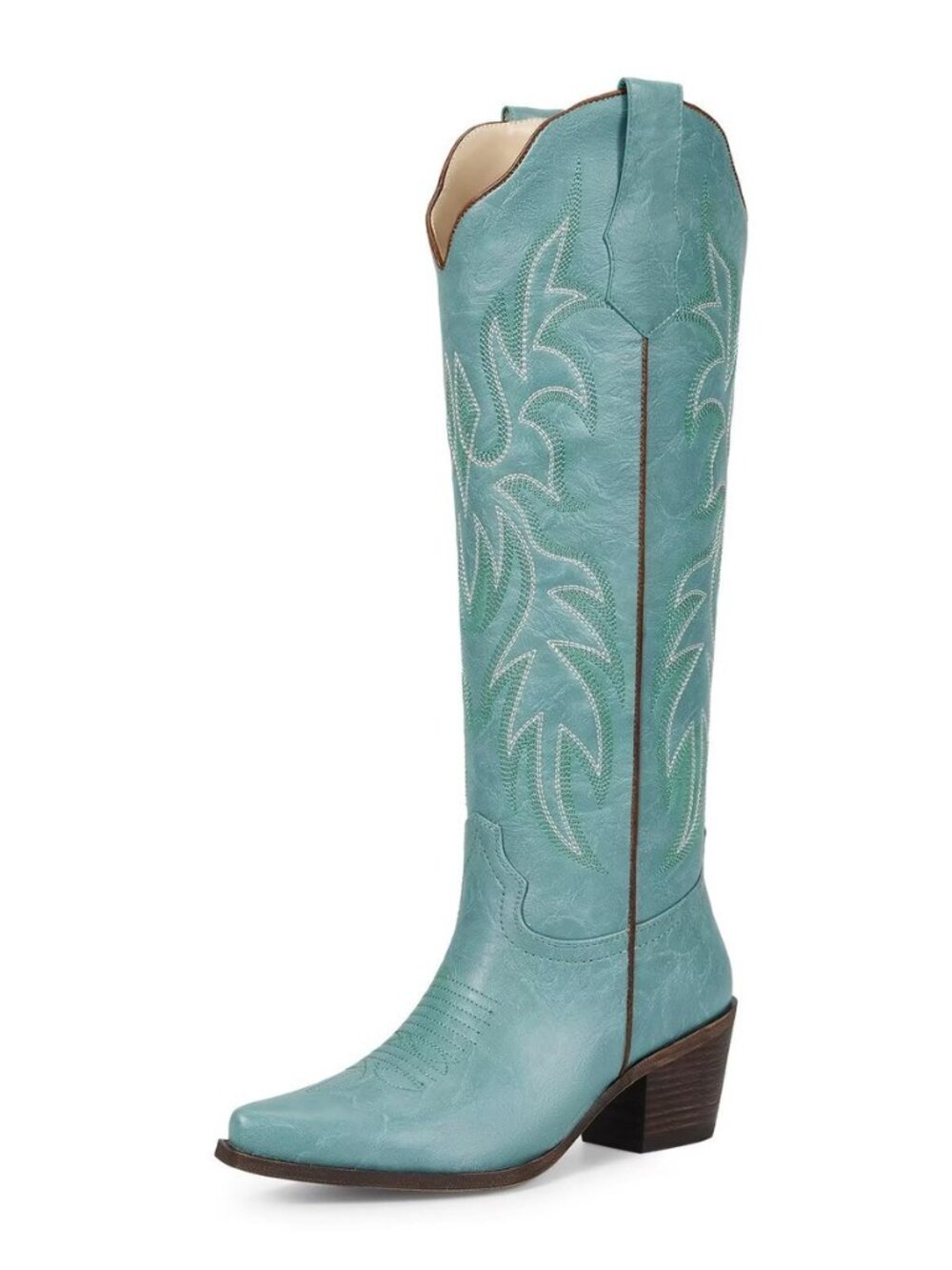 Retro Knee High Cowboy Boots for Women, Comfortable and Stylish